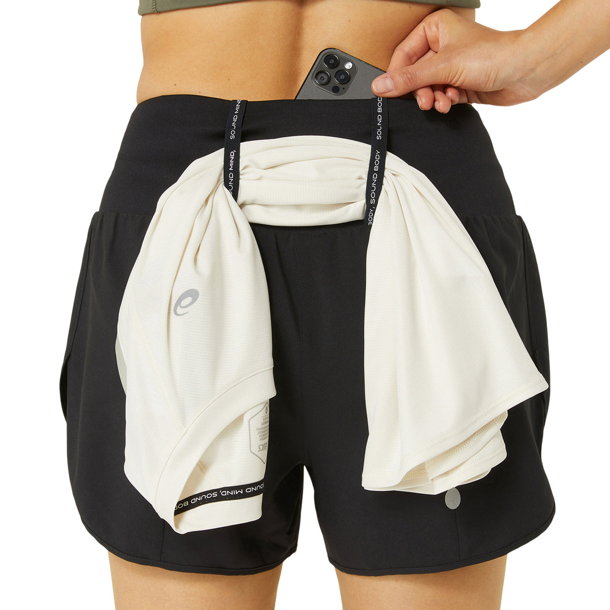 Asics Road 3.5in Pantaloncini Performance Black