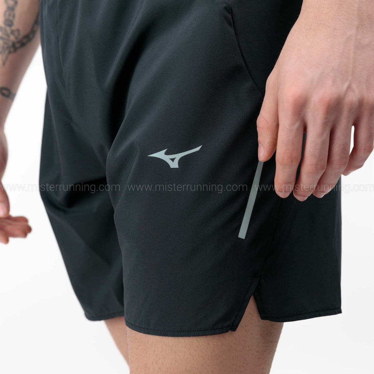 Mizuno Alpha 7.5in Pantaloncini Black