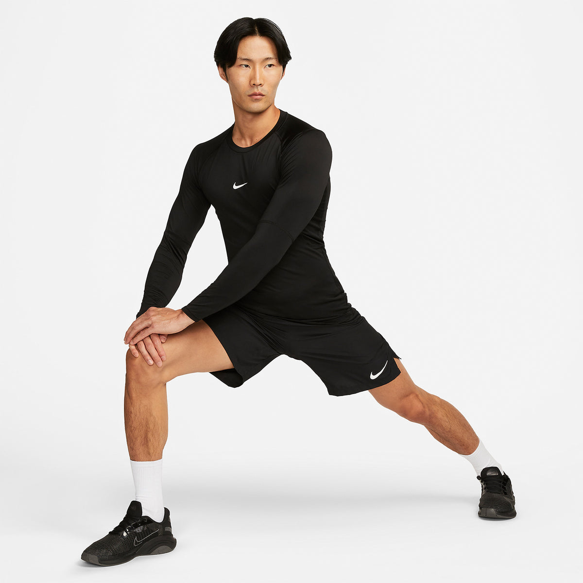 Nike Dri-FIT Logo Maglia Black/White
