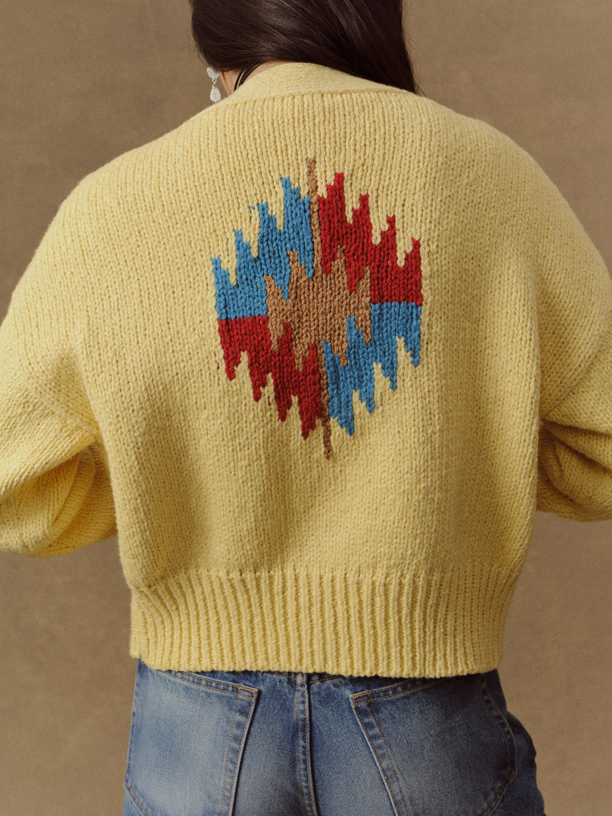 Women's Frontier Cropped Cardigan (Butter Yellow)