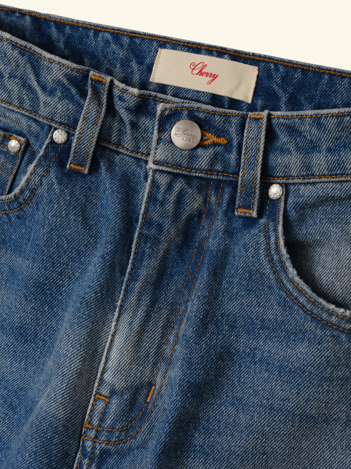 Women's High Rise 5 Pocket (Medium Wash)