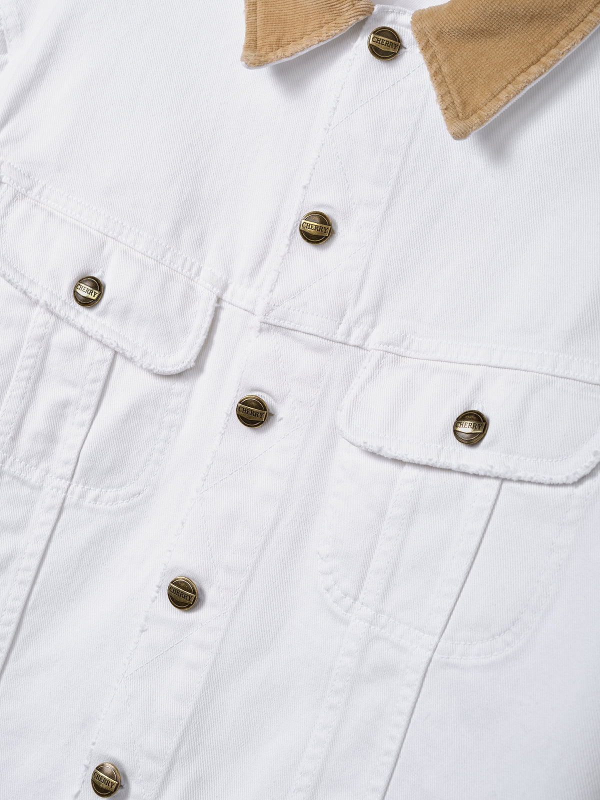 Denim Trucker Jacket (Vintage White)