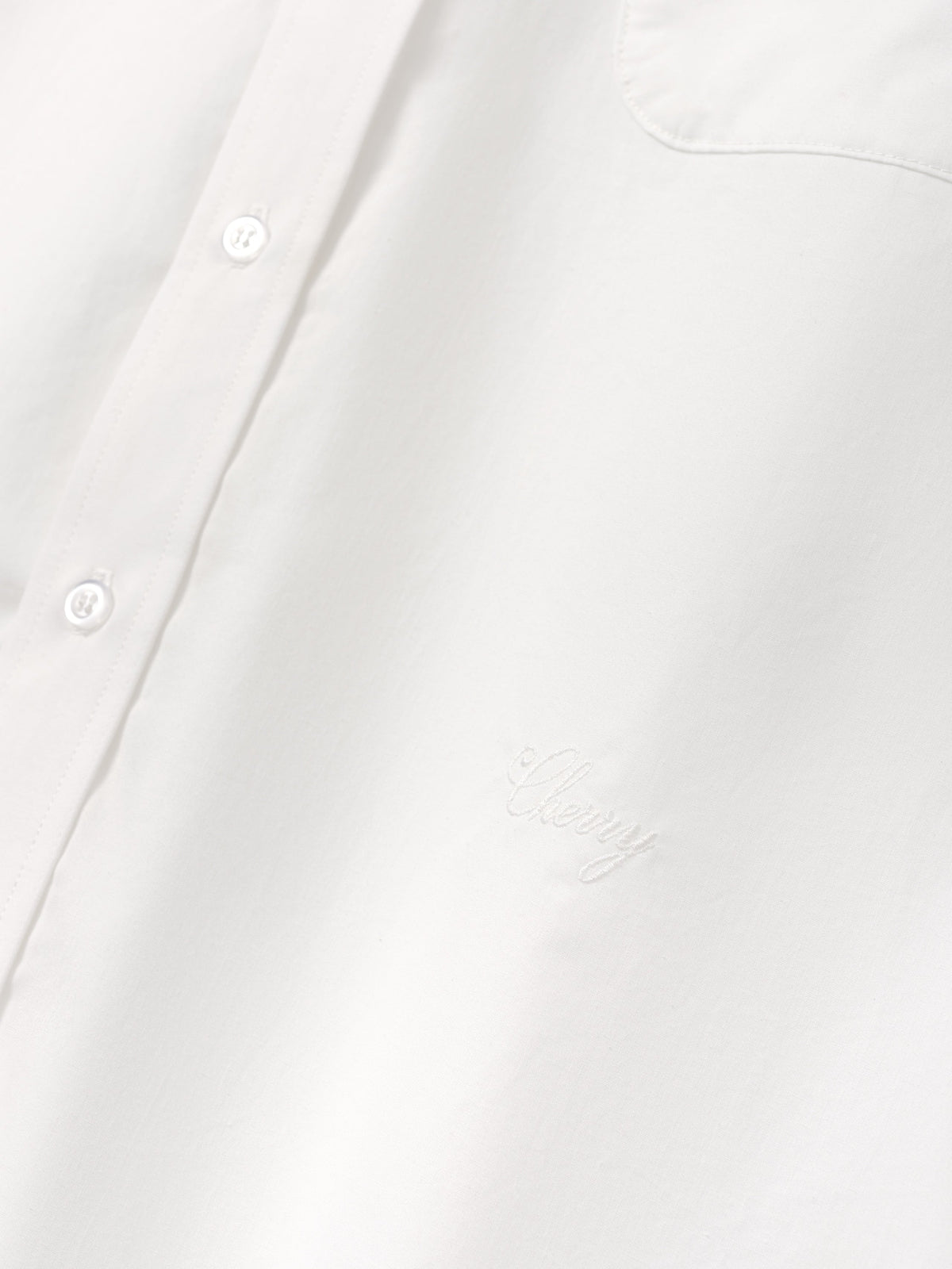 Boxy Oxford Shirt (White)