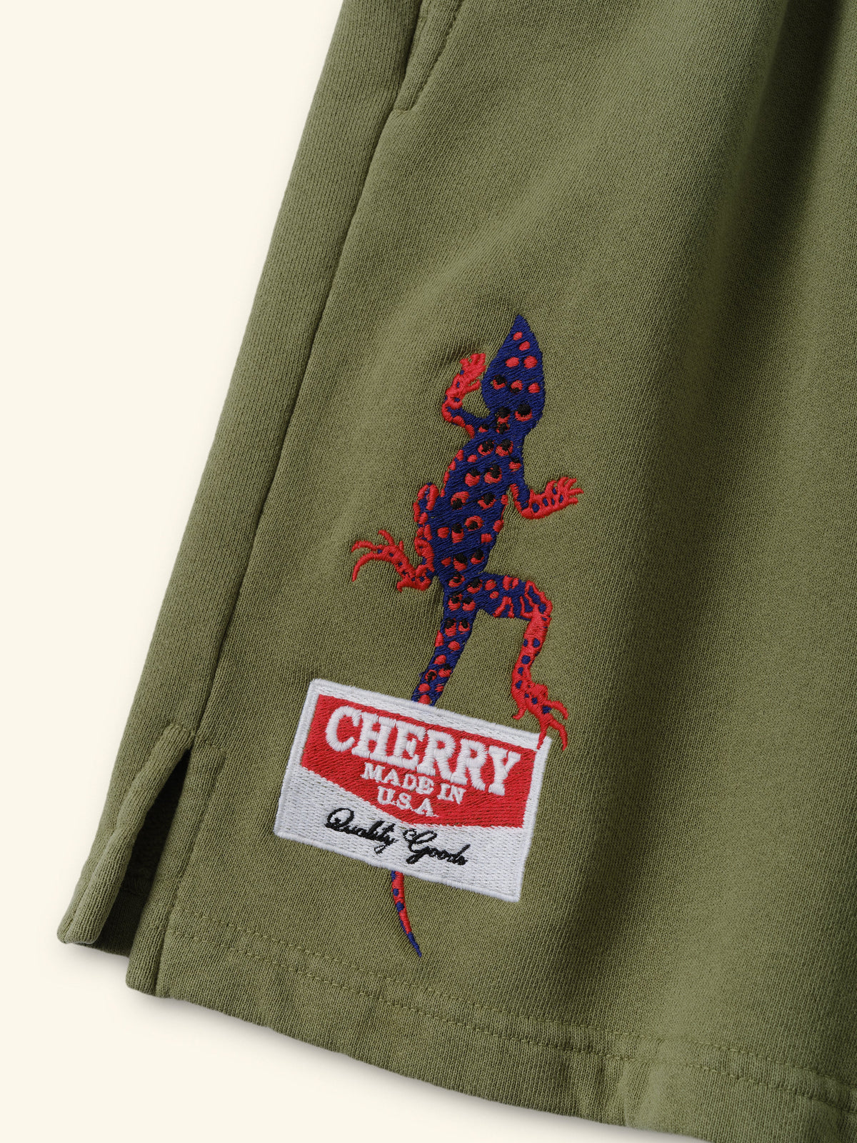Gecko Sweatshorts (Cactus)