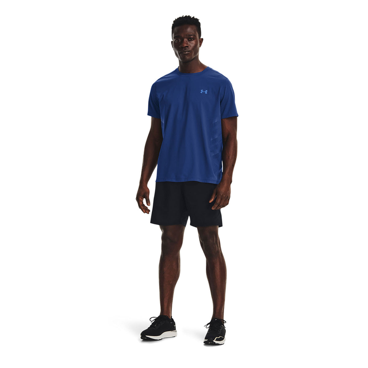 Under Armour Launch Elite 2 in 1 7in Pantaloncini Black/Team Orange/Reflective