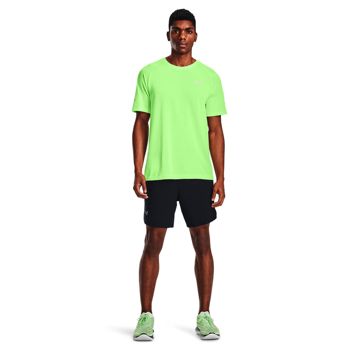 Under Armour Launch 2 in 1 7in Pantaloncini Black/Reflective