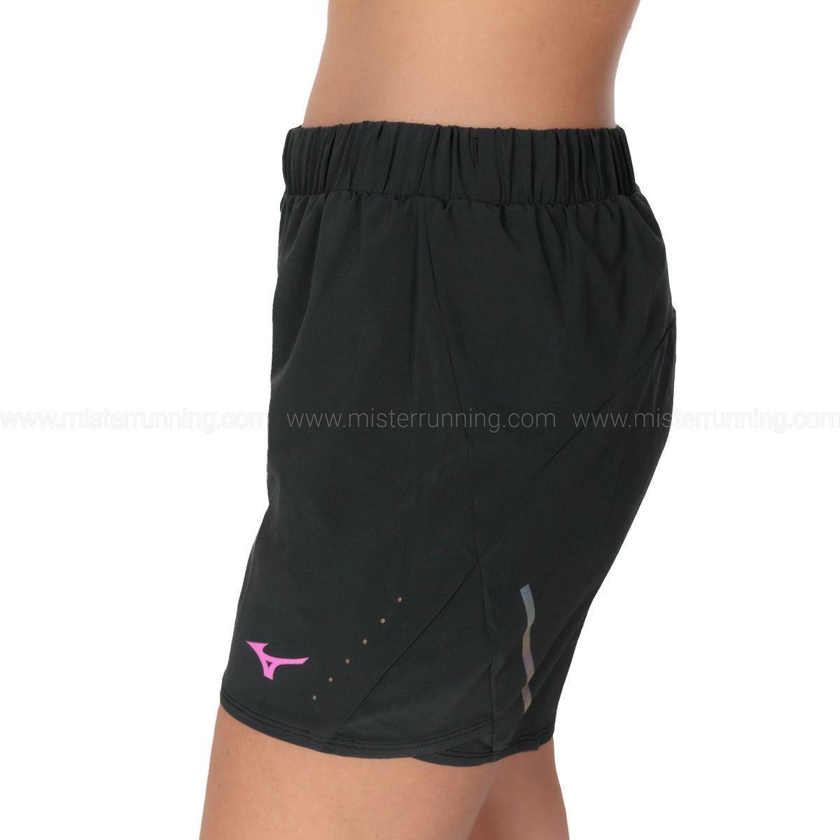 Mizuno Aero 4.5in Pantaloncini Black