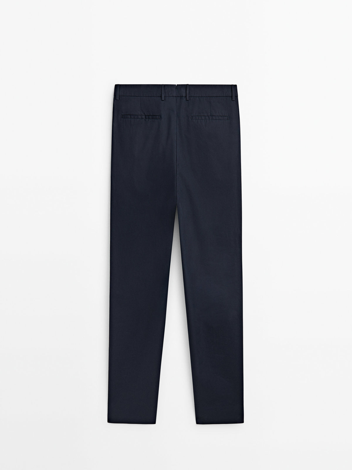 Pantalón traje popelín -Studio - AZUL MARINO
