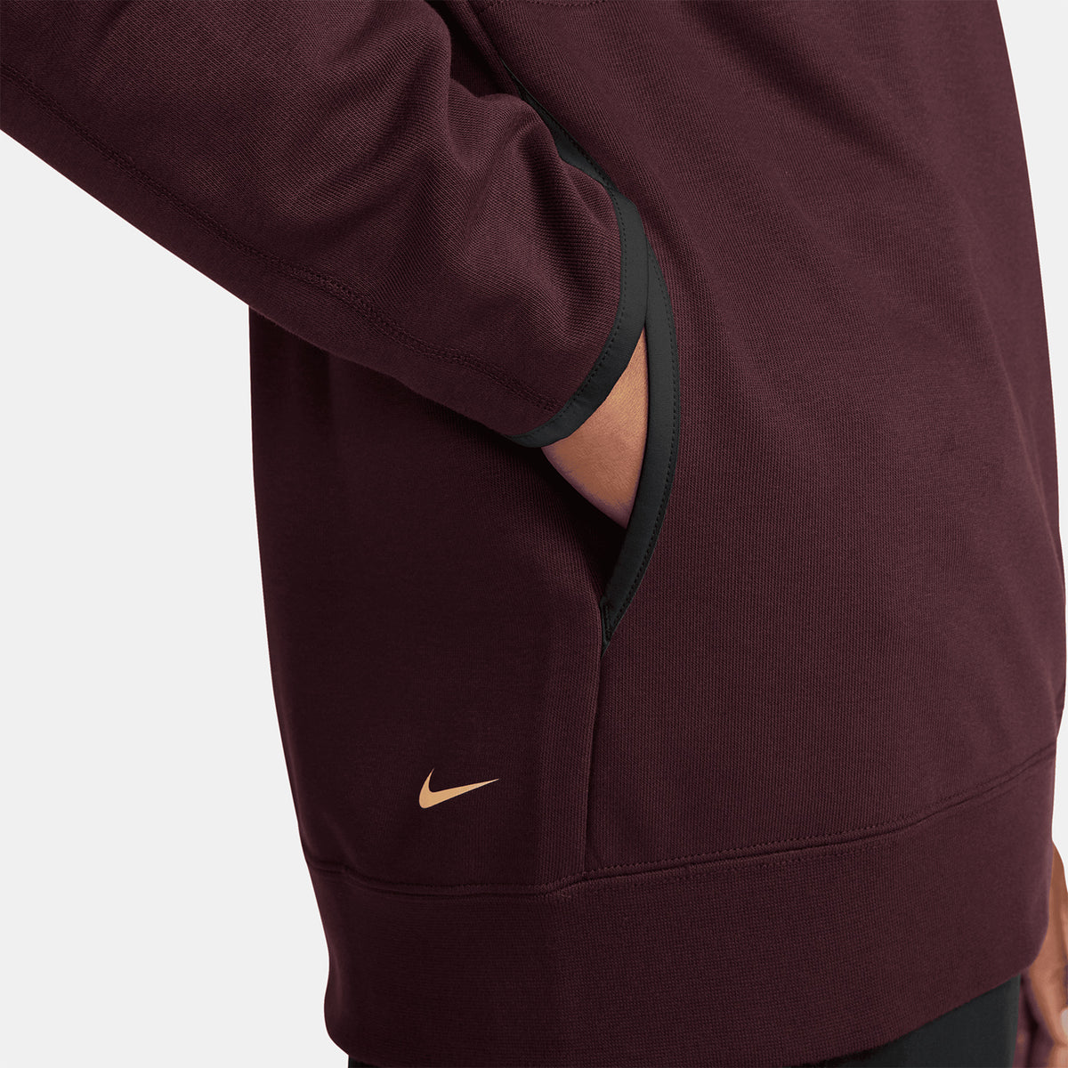Nike Dri-FIT Off Road Felpa Night Maroon/Black/Melon Tint