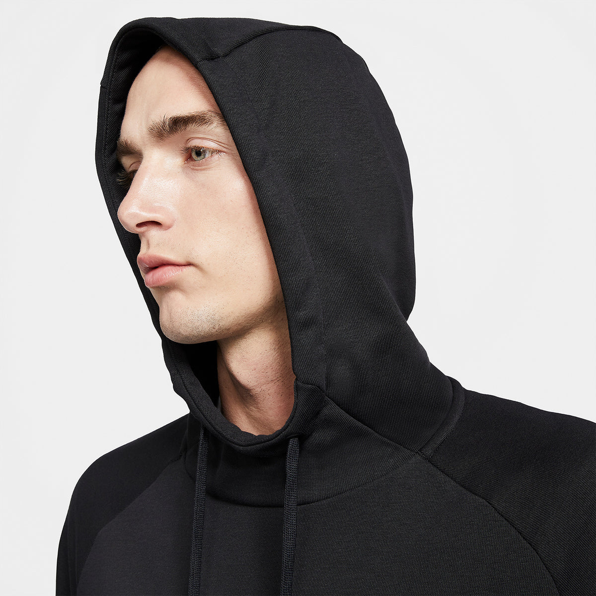 Nike Dri-FIT Swoosh Felpa Black/White