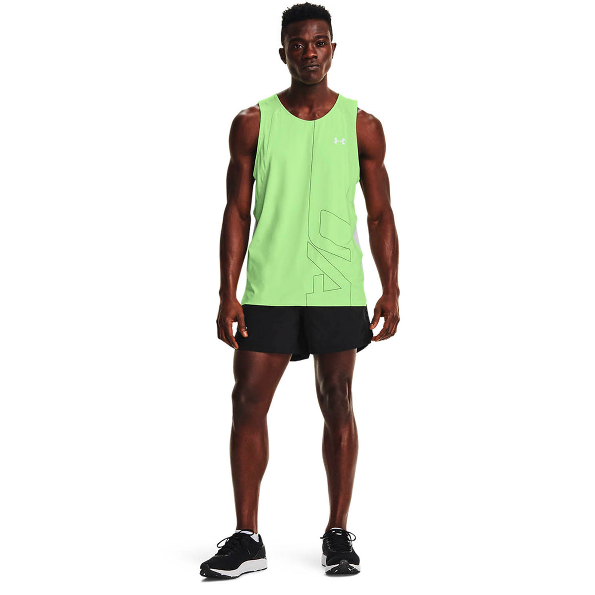 Under Armour Launch Woven 5in Pantaloncini Black/Reflective