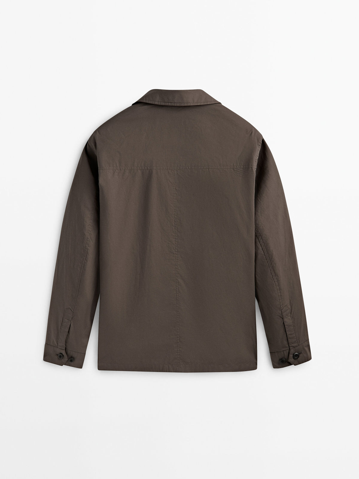 Sobrecamisa técnica bolsillos - MARRÓN