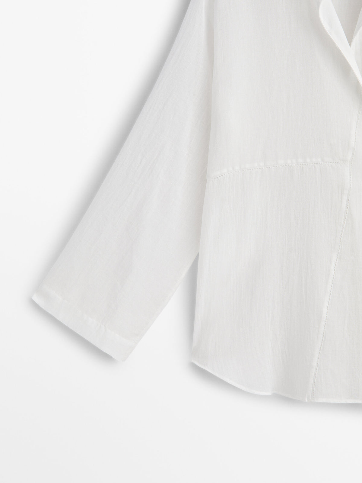 Camisa patchwork bolsillo - CRUDO