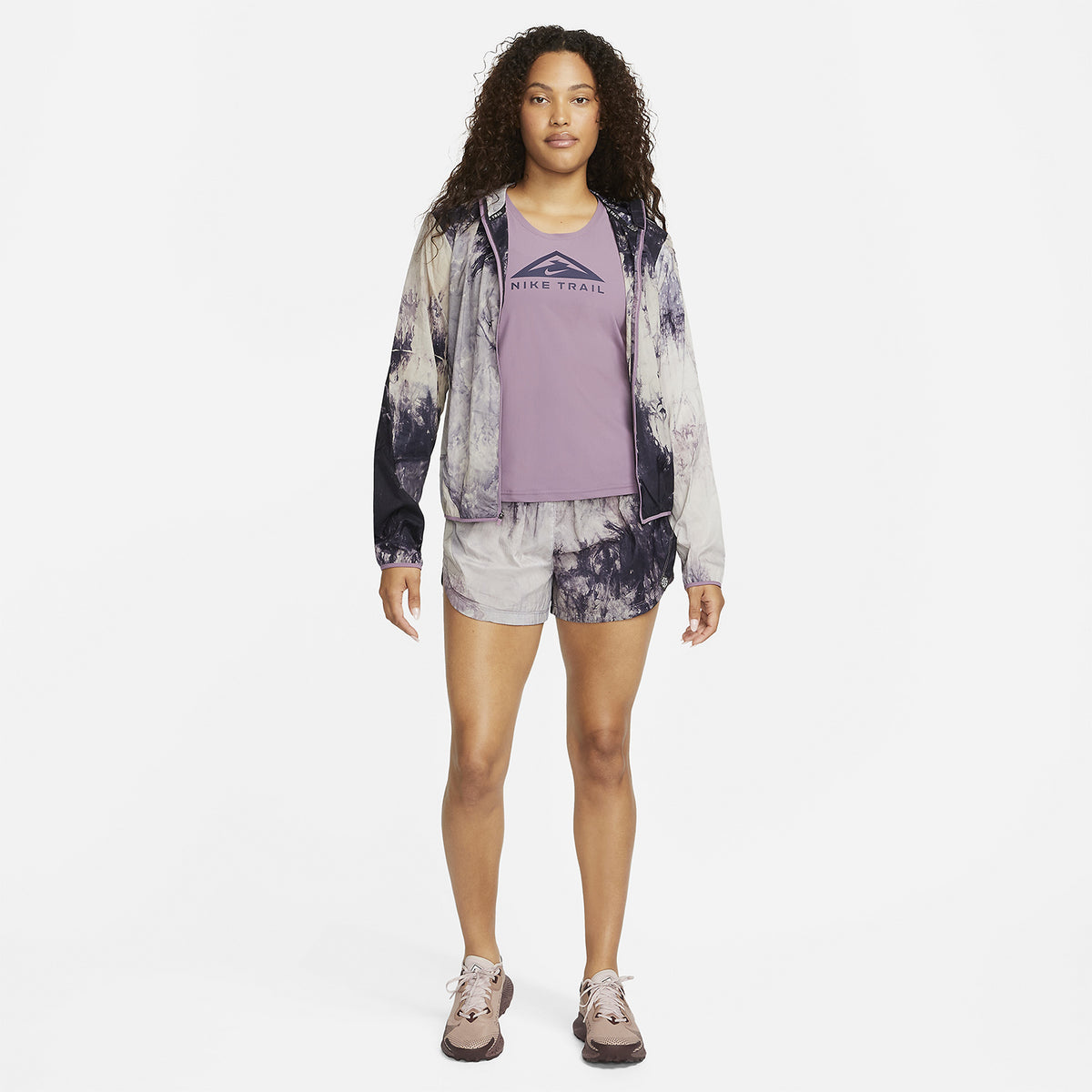 Nike Dri-FIT Logo Canotta Violet Dust/Purple Ink