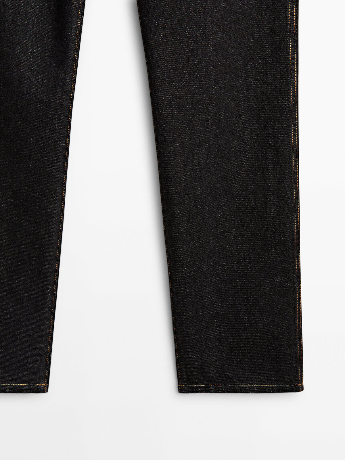 Pantalón vaquero tiro alto slim fit - NEGRO