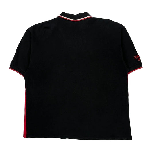 3 Time Champion Winners Circle Polo Shirt - Large Black Cotton