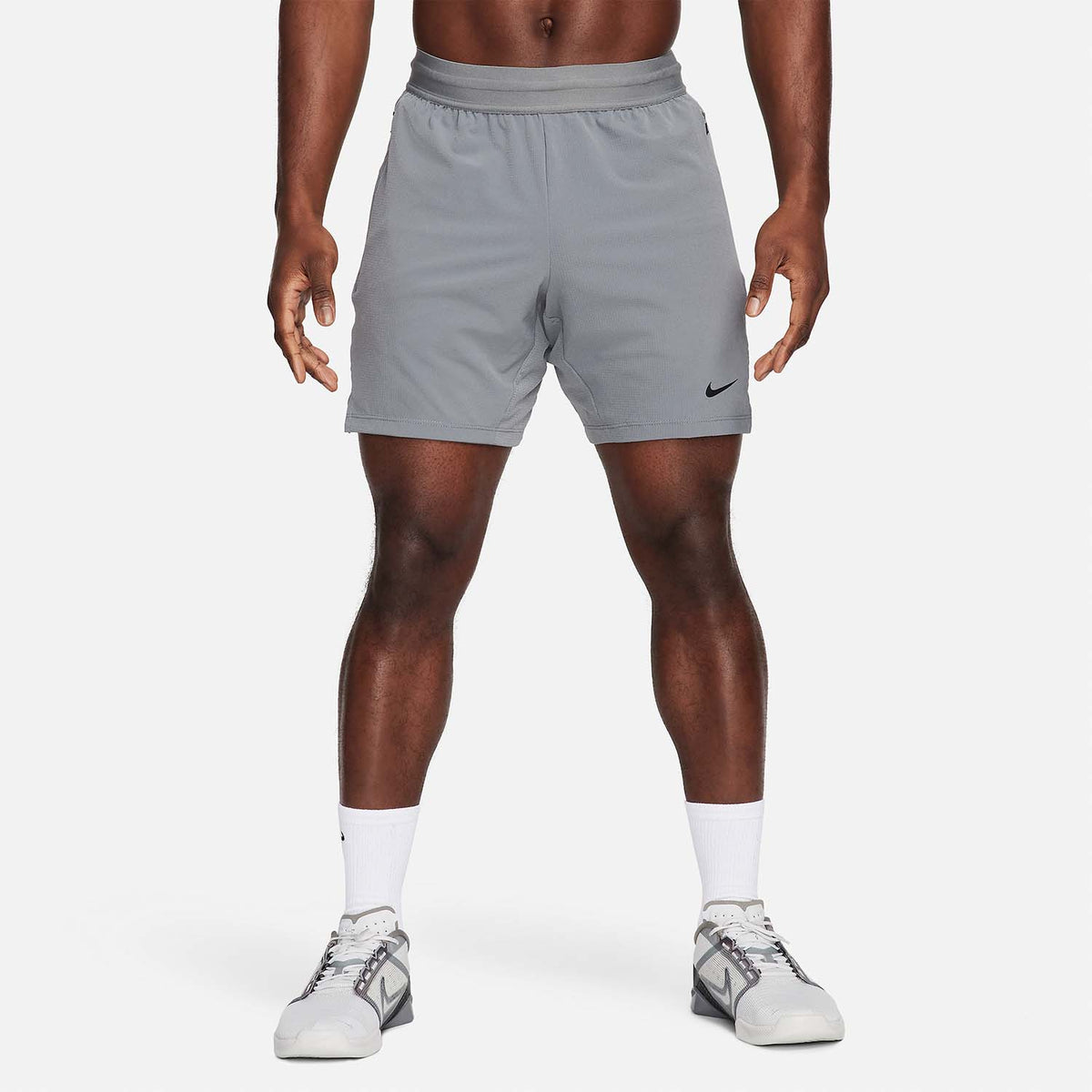 Nike Flex Rep 7in Pantaloncini Smoke Grey/Black
