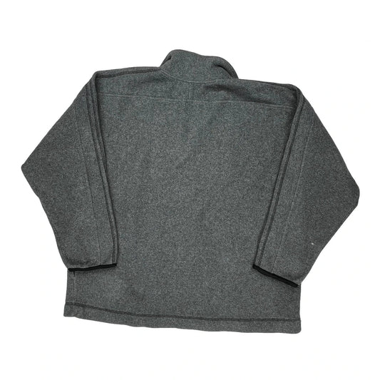 Adidas 1/4 Zip - Large Gray Polyester
