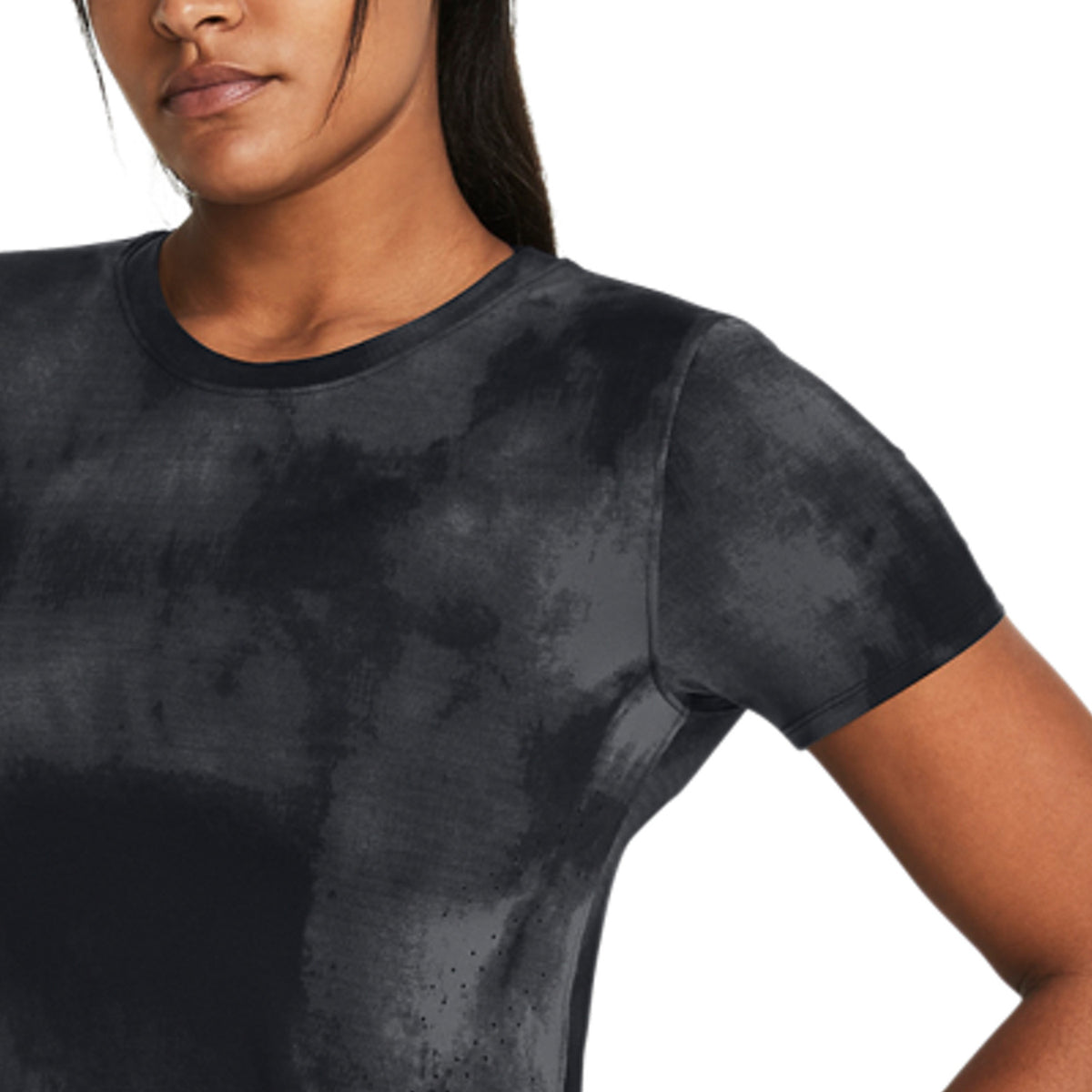 Under Armour Laser Wash Maglietta Black/Reflective