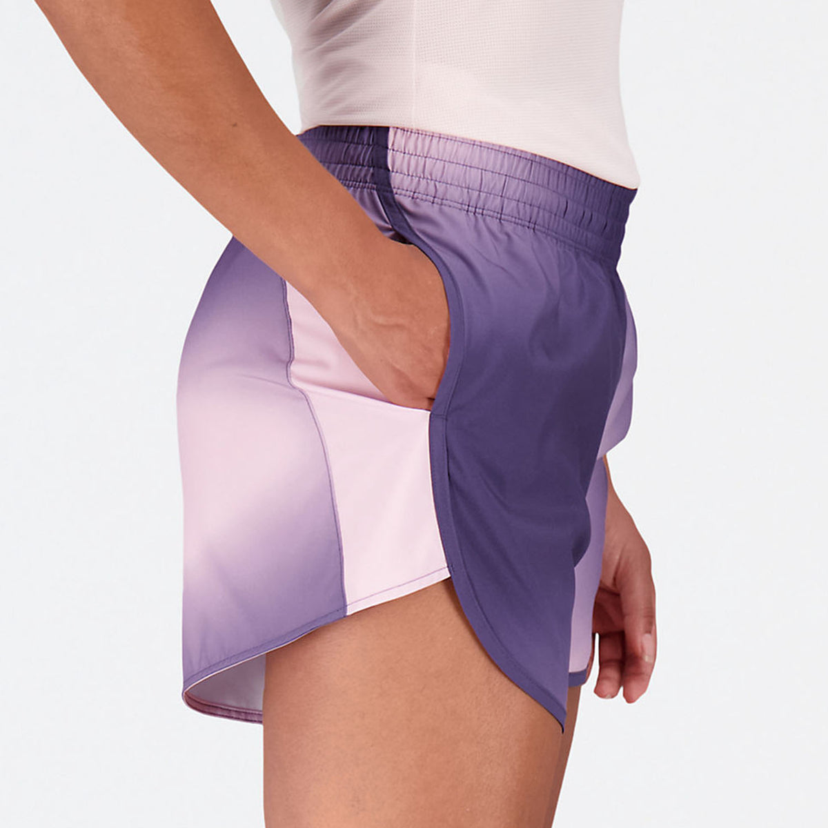 New Balance Printed Accelerate 5in Pantaloncini Lilac Cloud