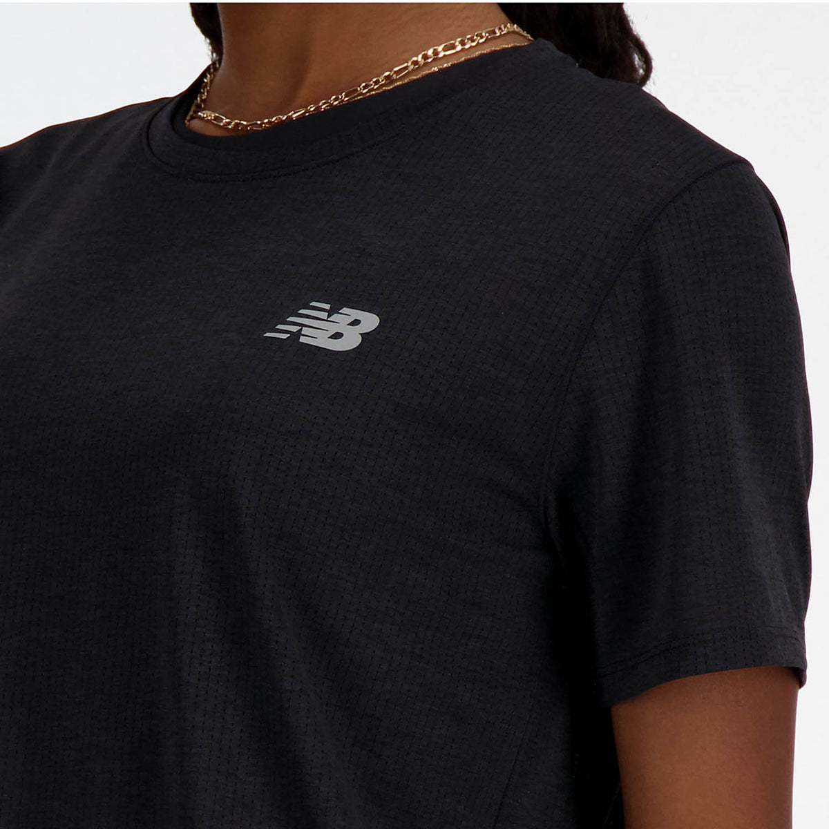 New Balance Athletics Maglietta Black Heather