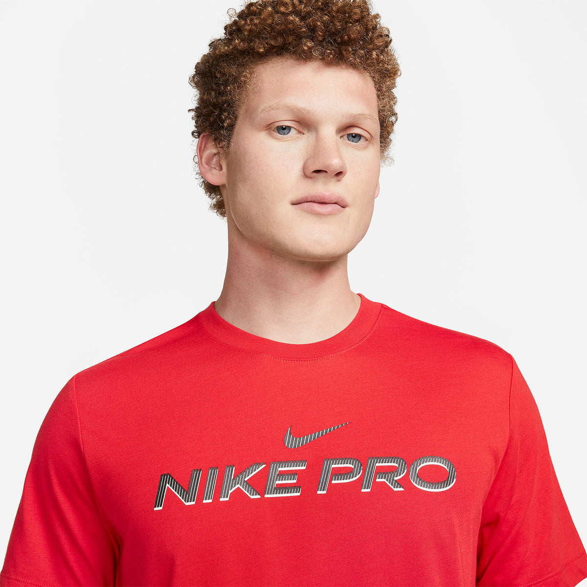 Nike Pro Fitness Maglietta University Red