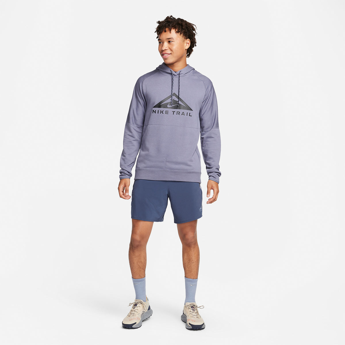 Nike Dri-FIT Off Road Felpa Light Carbon/Black