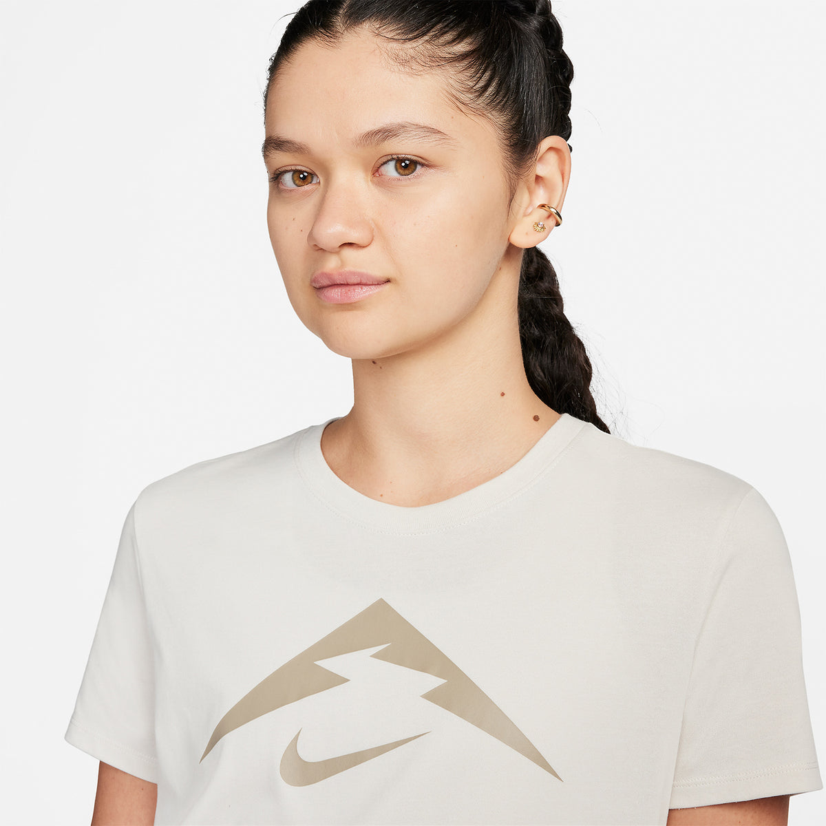 Nike Trail Maglietta Light Orewood Brown