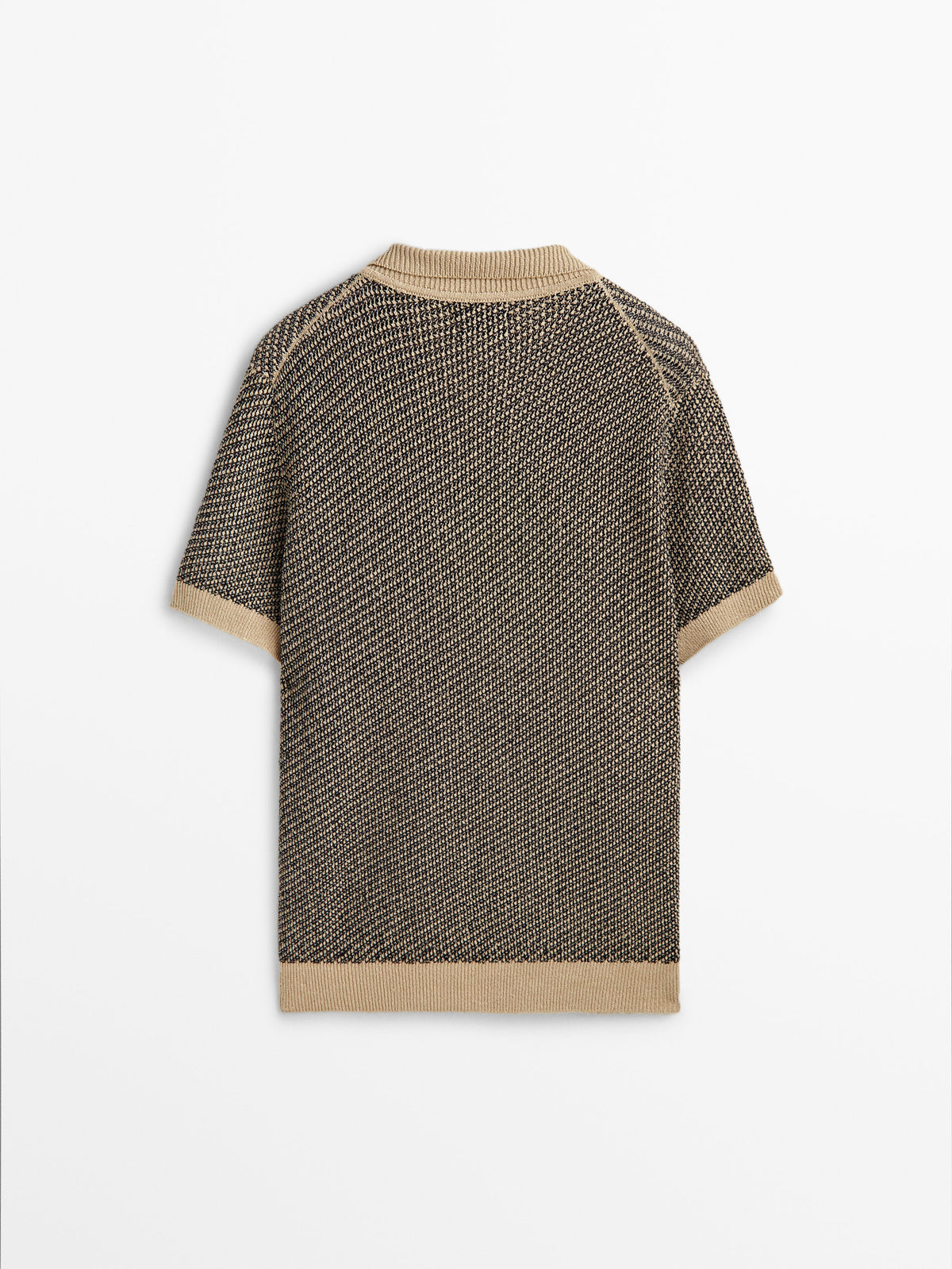 Jersey polo jacquard lino Limited edition - BEIGE