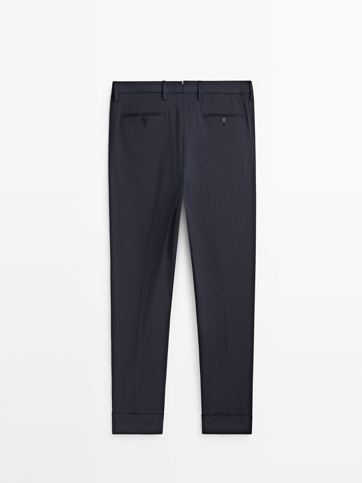 Pantalón traje raya diplomática -Studio - MARINO OSCURO