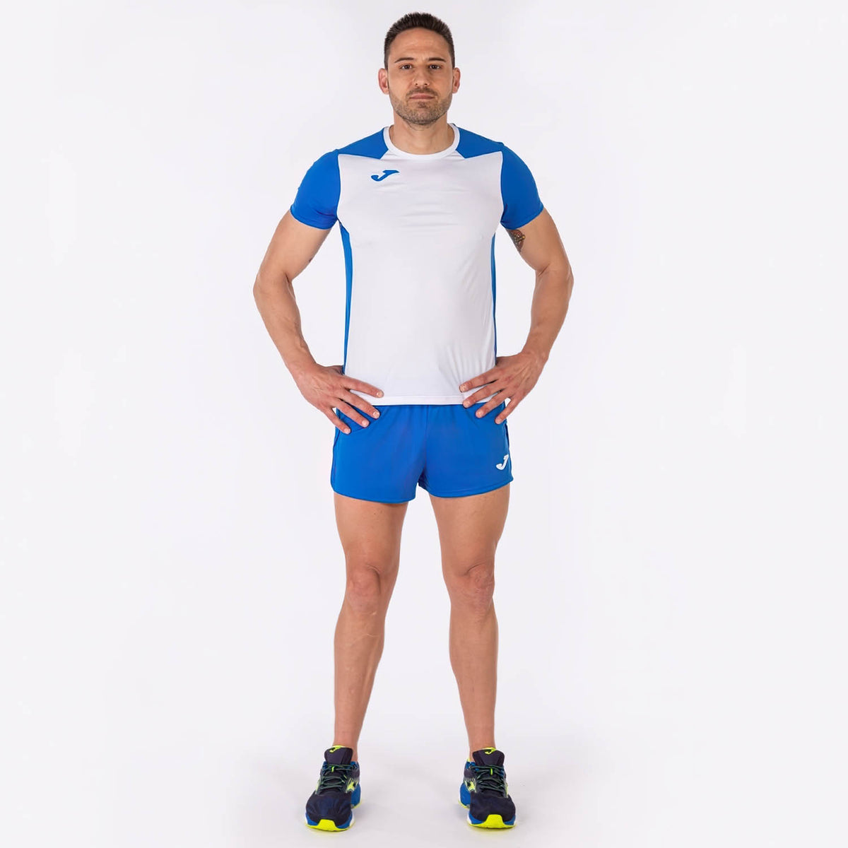 Joma Record II Maglietta White/Royal