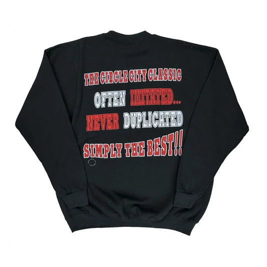 1998 Circle City Classic Lee Graphic Sweatshirt - XL Black Cotton