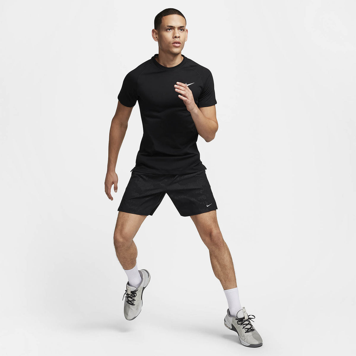 Nike Dri-FIT Flex Rep Maglietta Black/White
