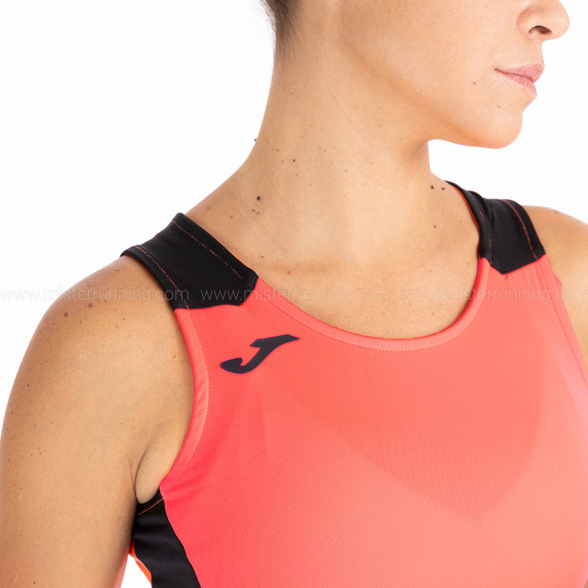 Joma Record II Top Fluor Coral/Black