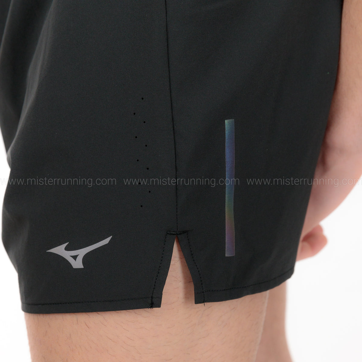 Mizuno Aero Drylite 4.5in Pantaloncini Black