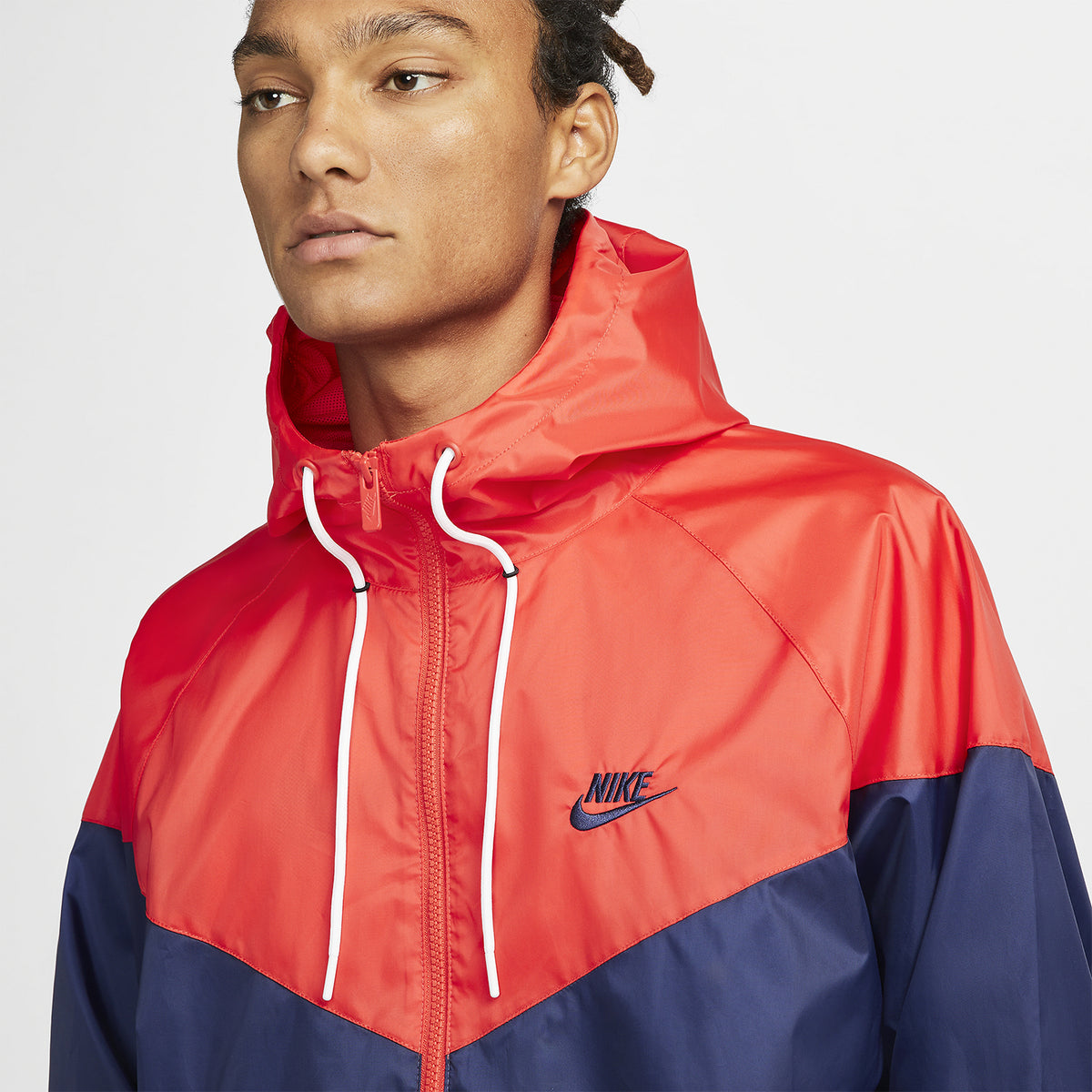 Nike Heritage Essentials Windrunner Giacca Midnight Navy/Light Crimson
