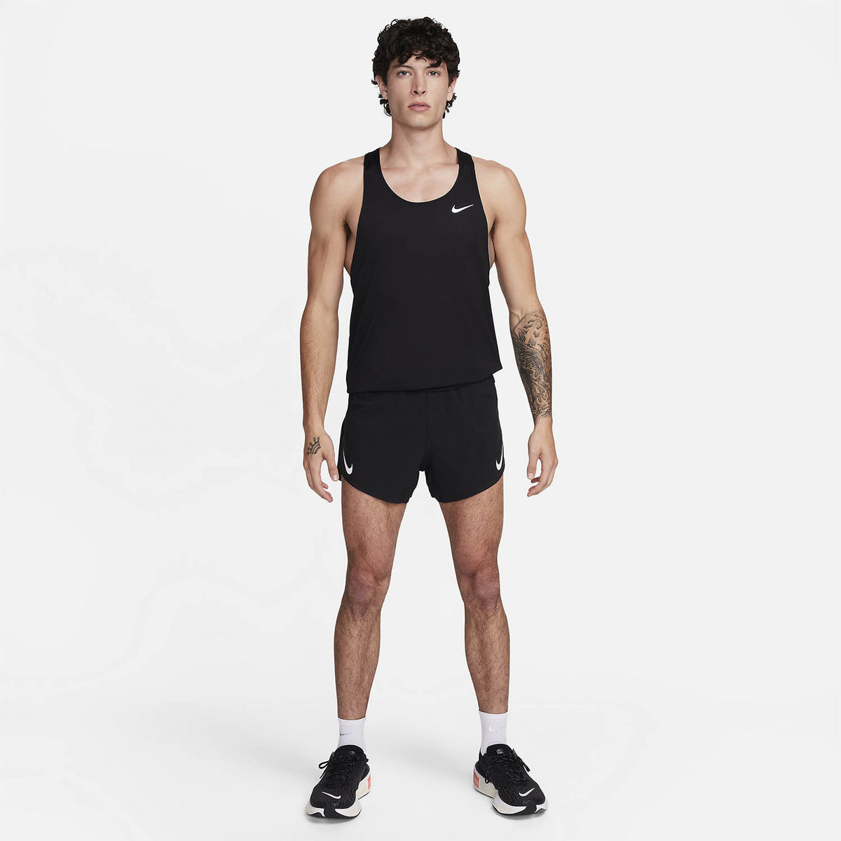Nike Dri-FIT ADV AeroSwift 4in Pantaloncini Black/Summit White