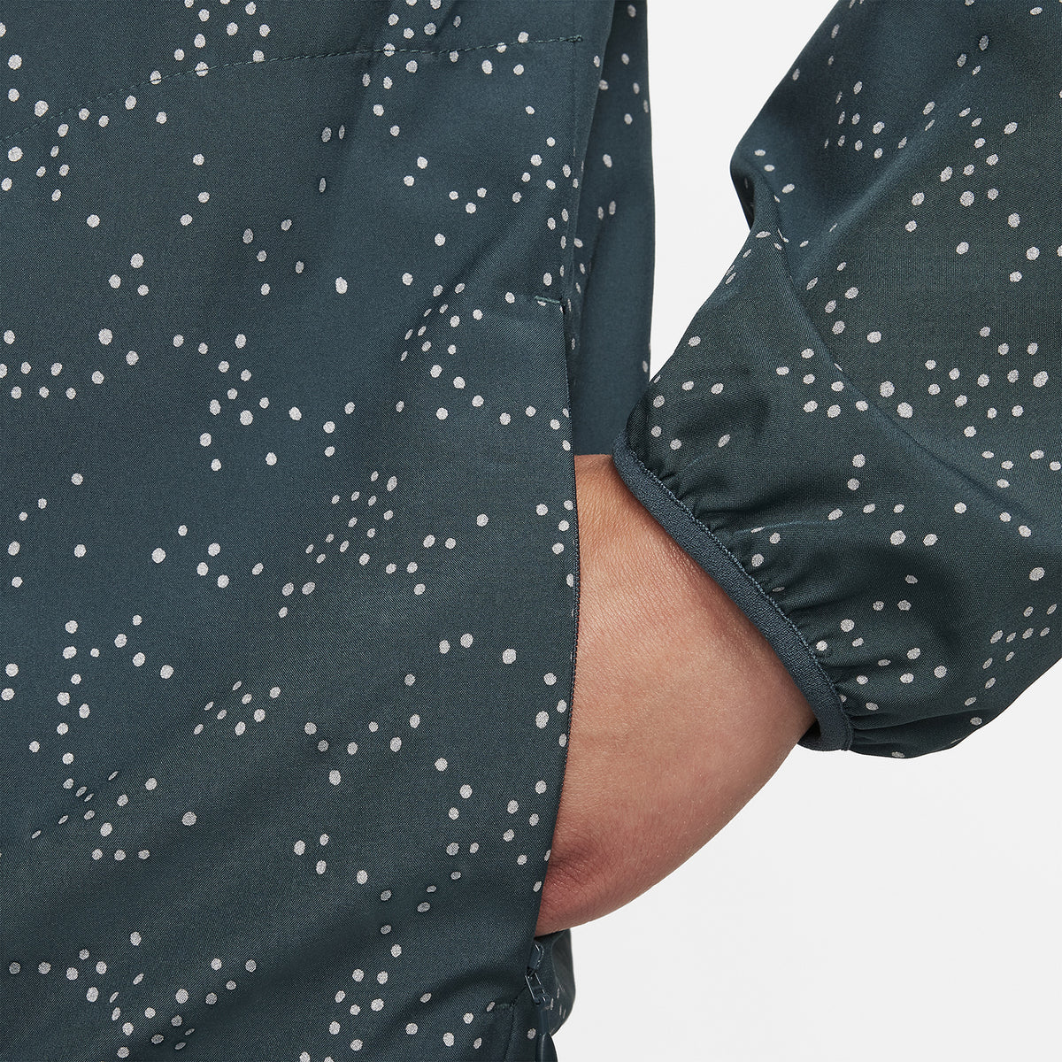 Nike Dri-FIT Logo Giacca Deep Jungle/Reflective Silver