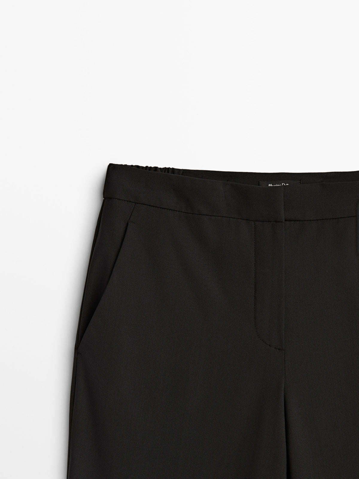 Pantalón traje lana fría - NEGRO