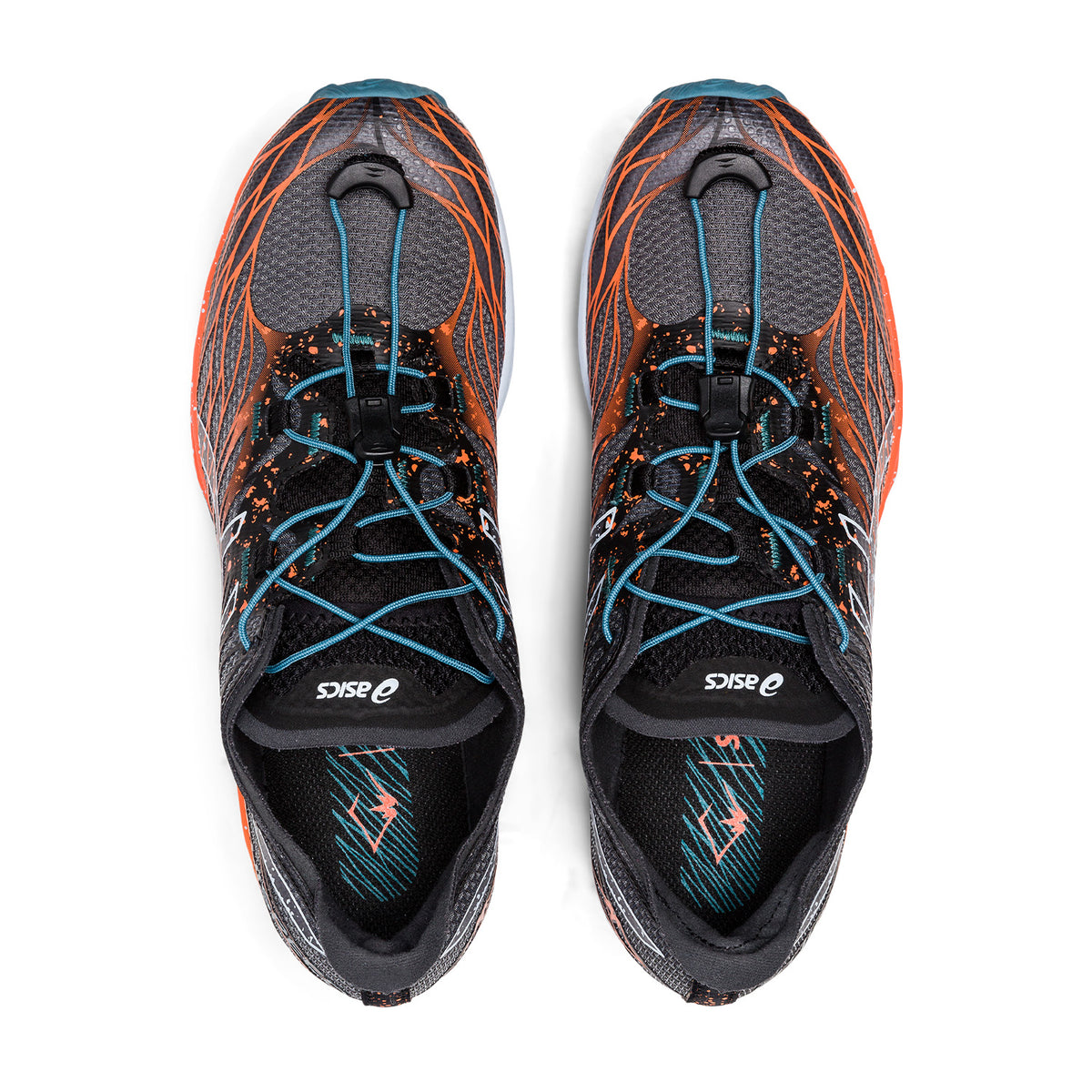 Asics FujiSpeed Black/Nova Orange