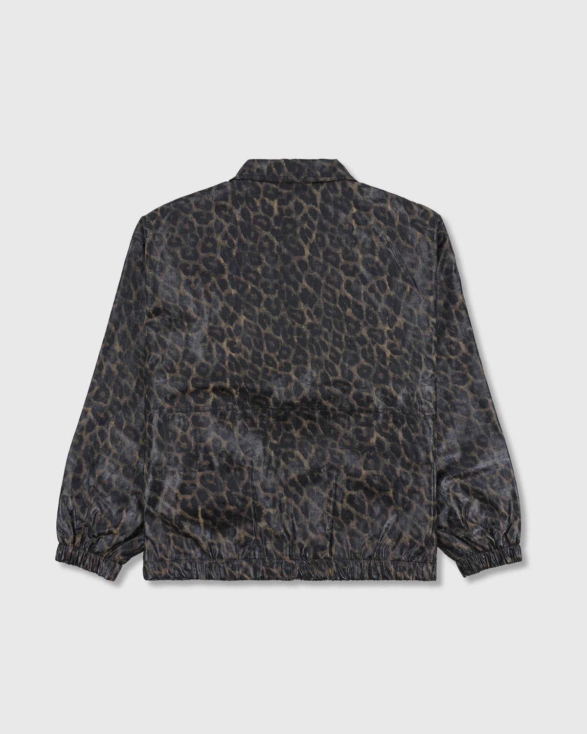 LEOPARD WAXED JACKET