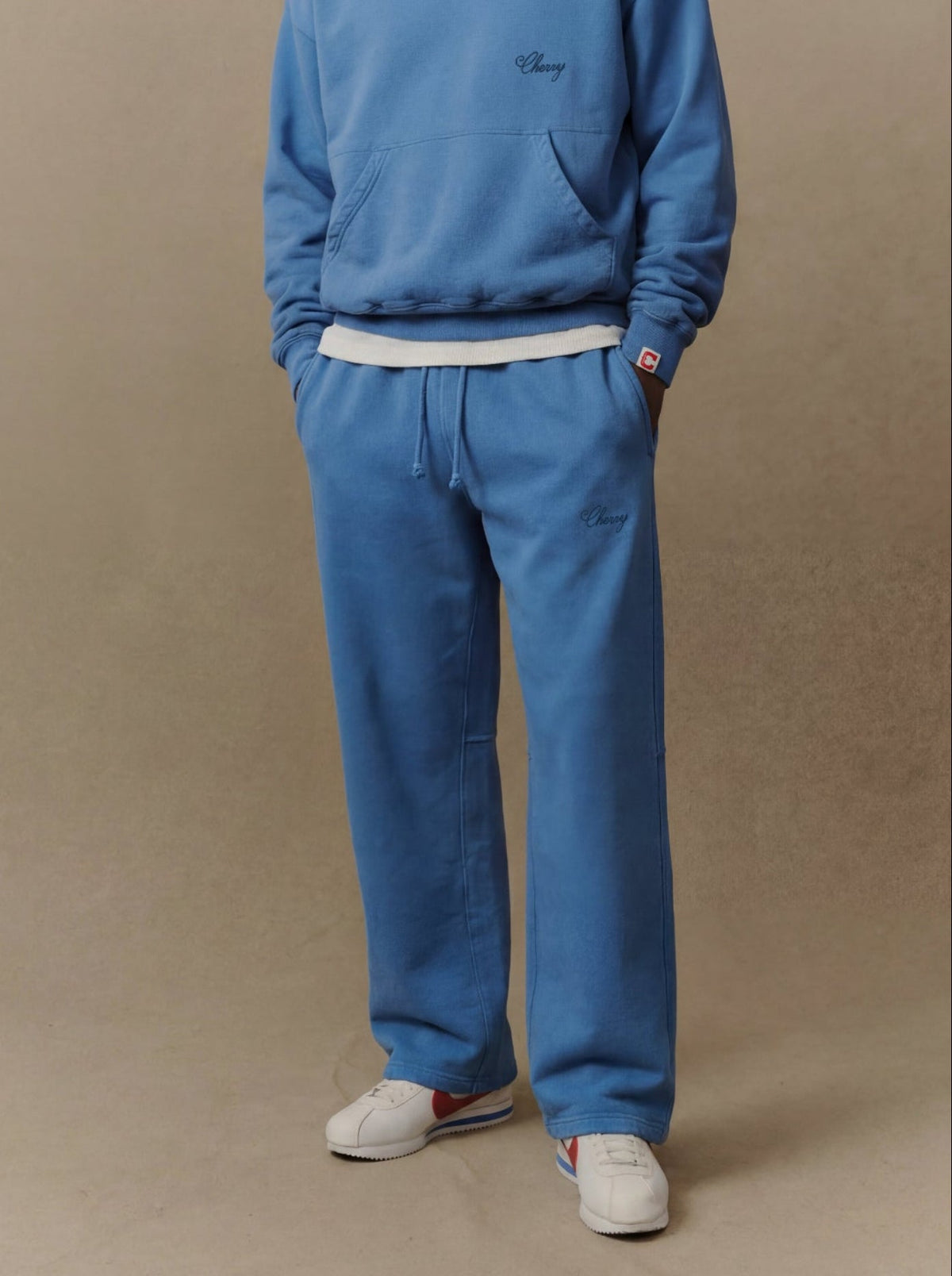 American Classic Parachute Sweatpants (Steel Blue)