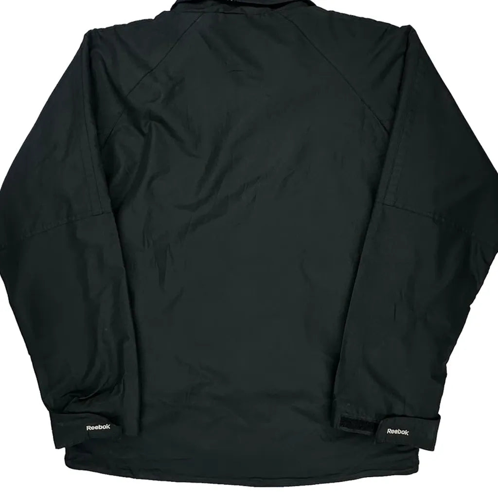 Reebok Jacket - Large Black Polyester