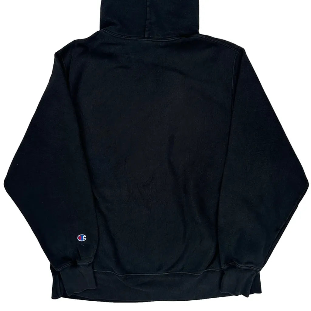 Reverse Weave Champion Hoodie - Medium Black Cotton Blend
