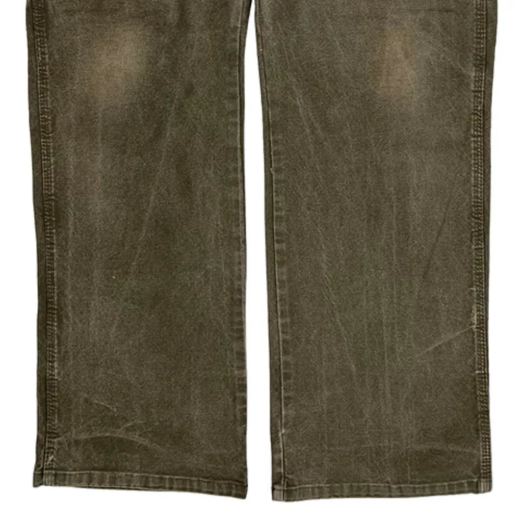 Dickies Carpenter Pants - 36W 31L Green Cotton