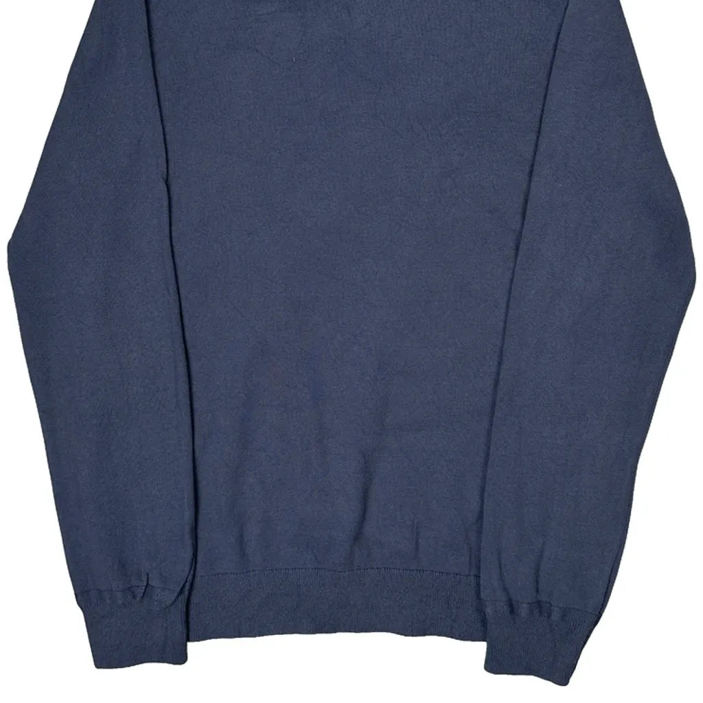 Tommy Hilfiger 1/4 Zip - Large Blue Cotton