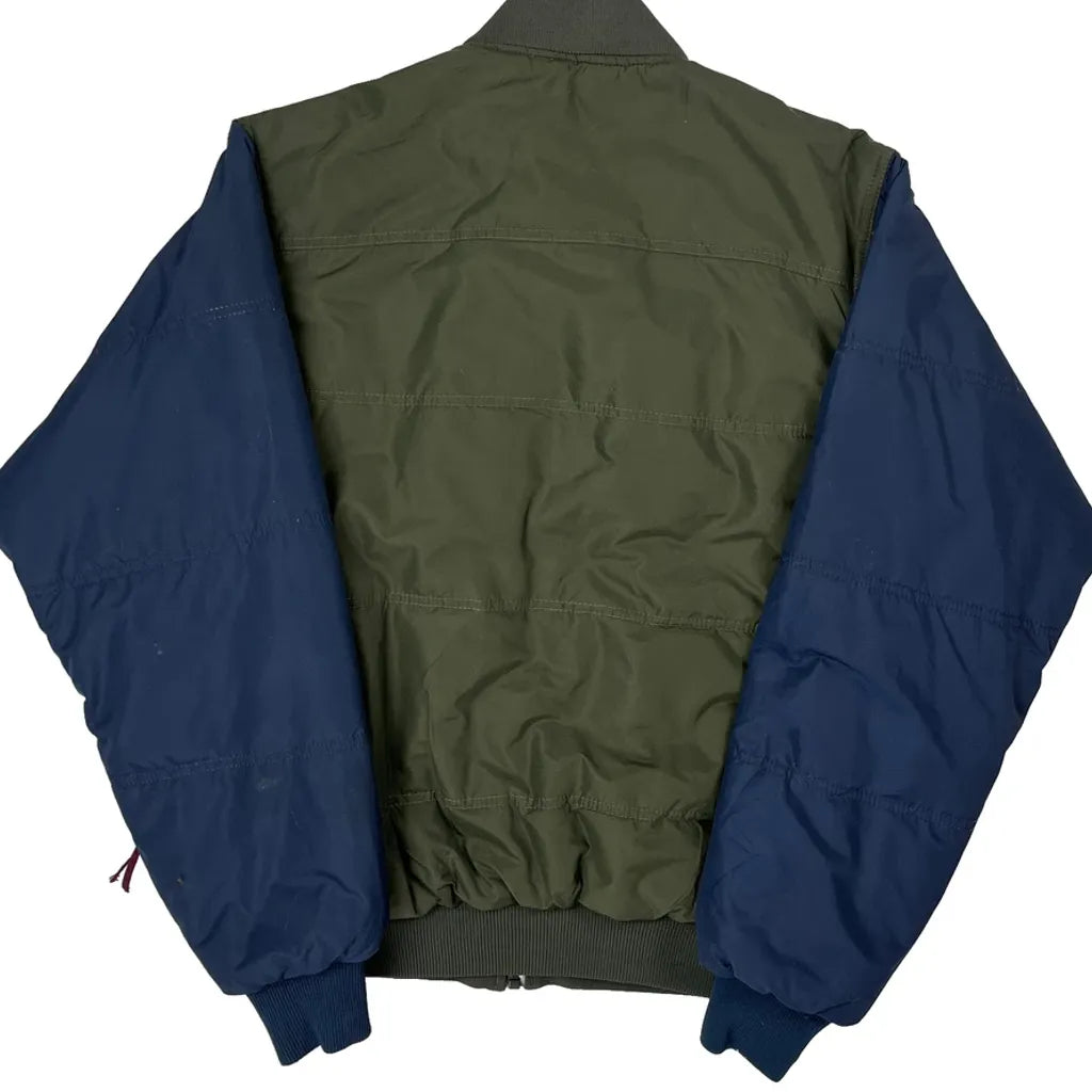 Columbia Bomber Jacket - Small Blue Polyester