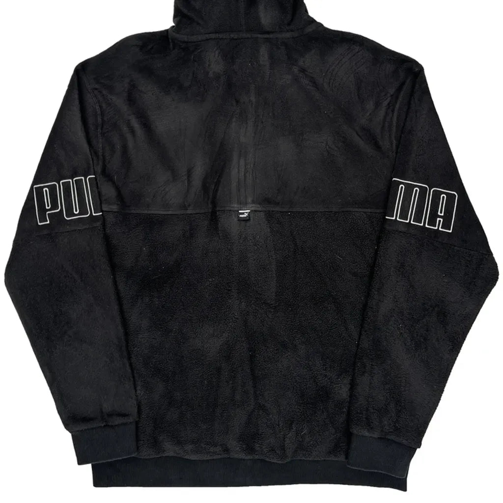Puma Hoodie - Large Black Polyester
