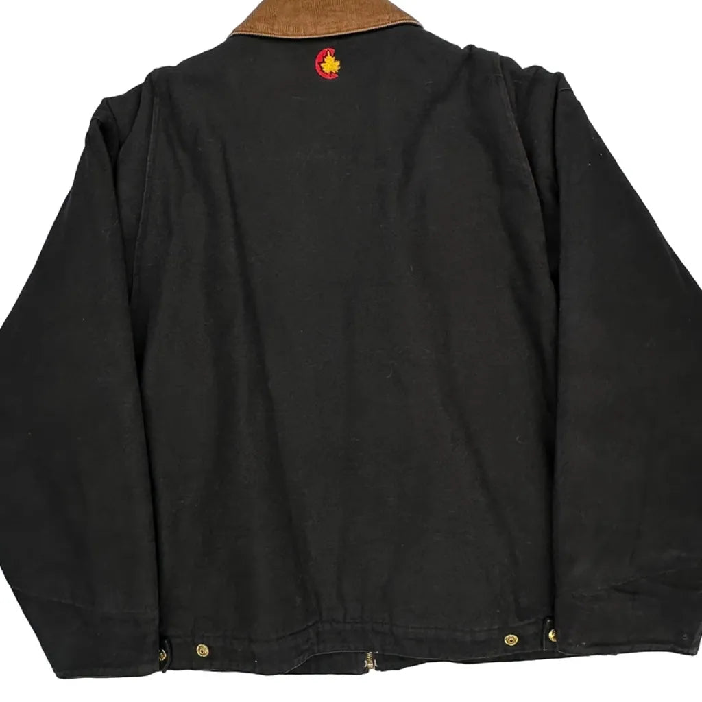 Tri-Mountain Detroit Workwear Jacket - Large Black Cotton