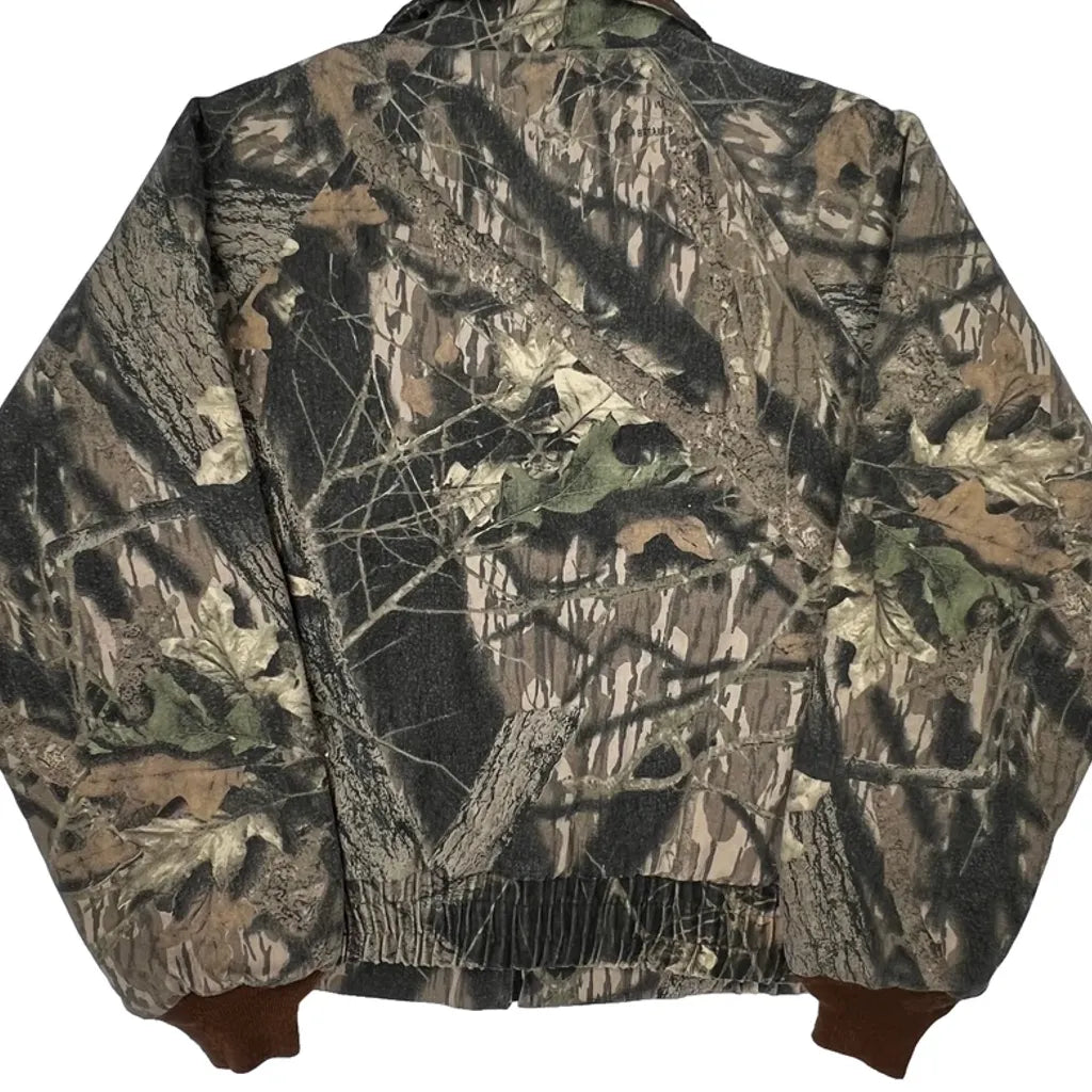 Mossy Oak Camo Jacket - Large Camo Cotton Blend